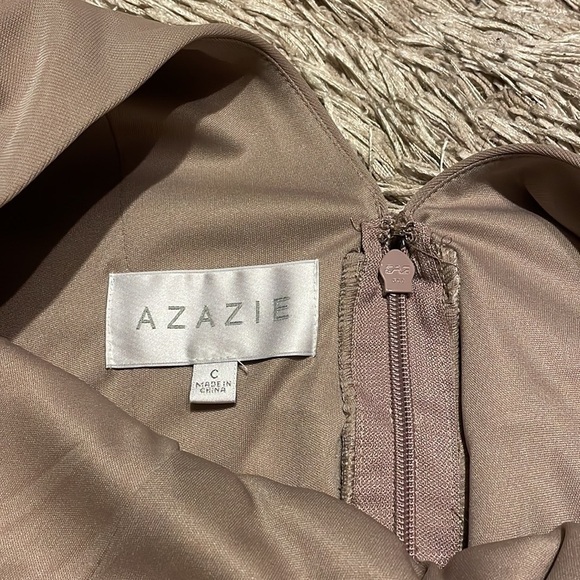 Azazie Maxi Short Sleeve Sleeveless Dress - Picture 8 of 11